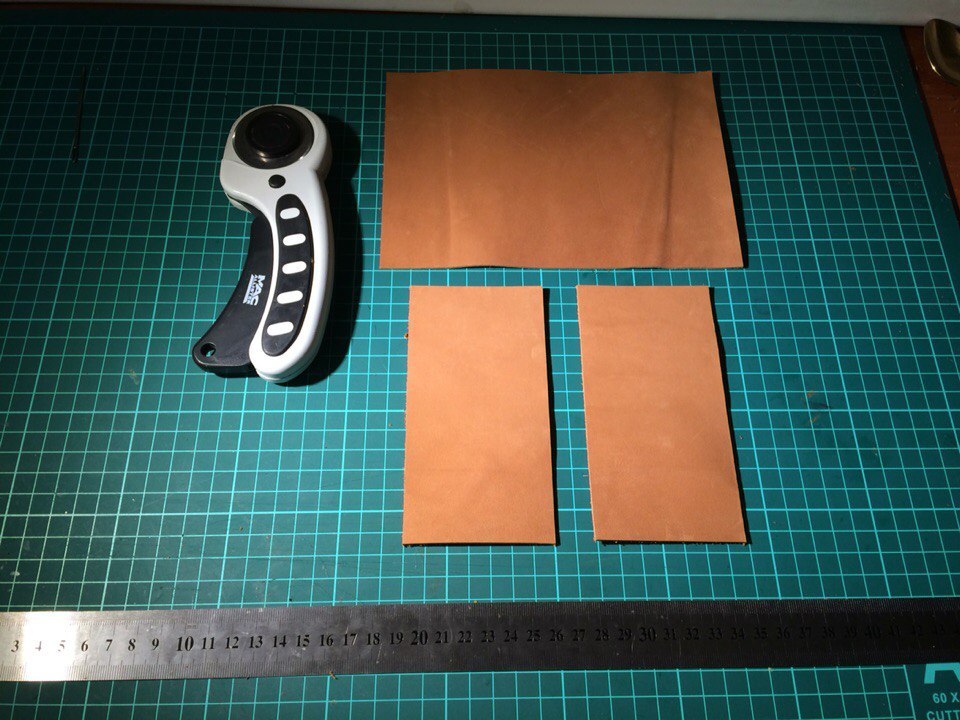 How do I make a passport cover? DIY) (Part 1) - My, Leather, My, With your own hands, Longpost