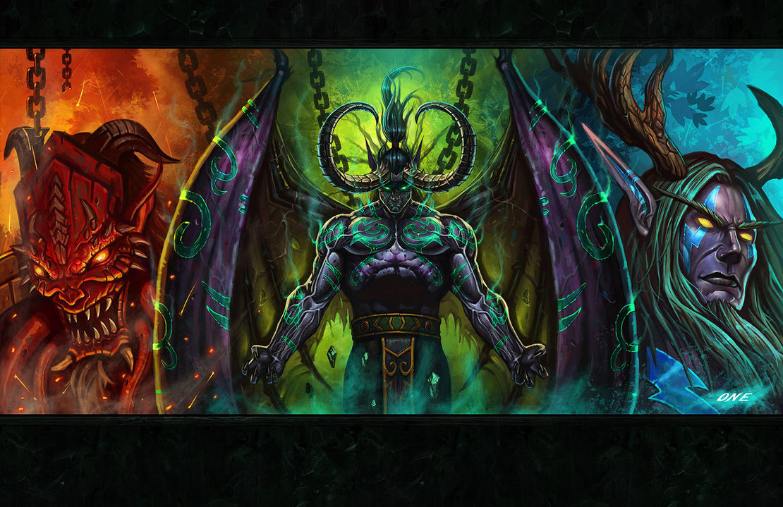 Illidan Stormrage at a Glance, Part 2 - My, Longpost, Bayun's bestiary, Wow, Illidan, Sandara, , , Breath-Art, World of warcraft