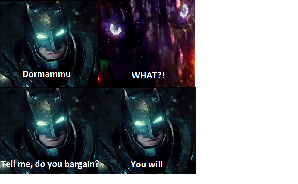 Another funny joke about contracts. - My, Batman, Dormammu