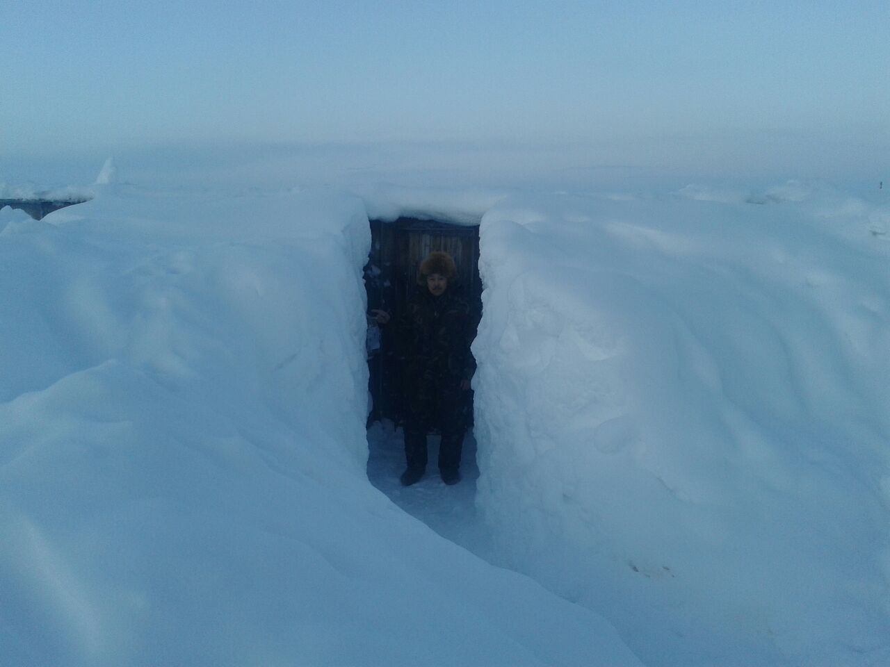 A little bit - Snowdrift, Yakutia