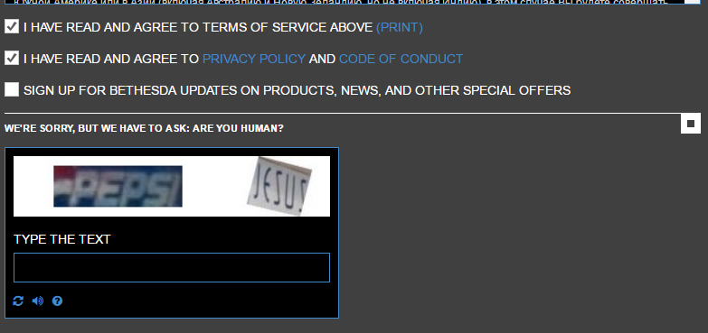 Best captcha in my life :D - My, Captcha, Pepsi, , Jesus