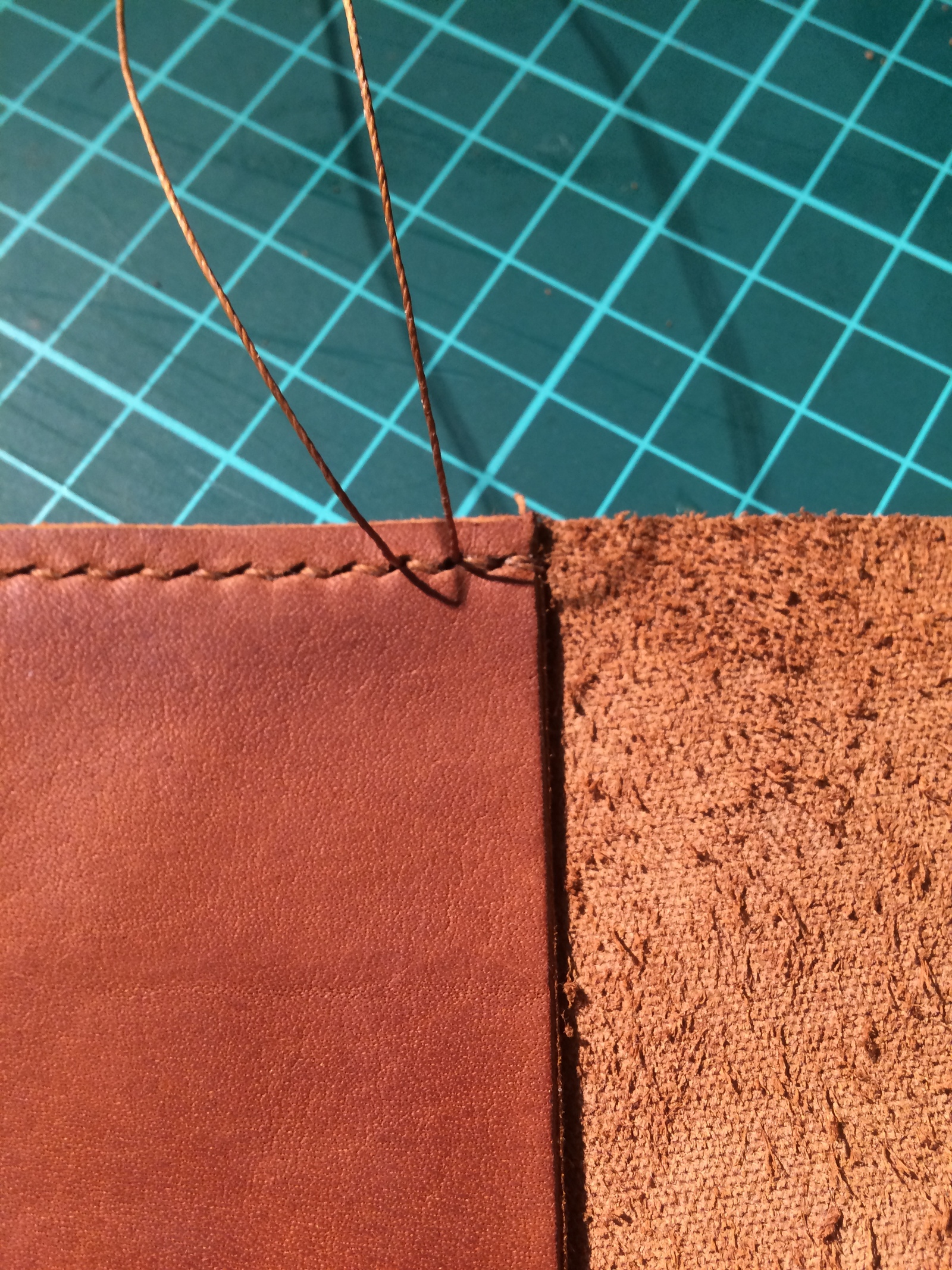 How do I make a passport cover? DIY) (Part 3) - My, My, Leather, Longpost