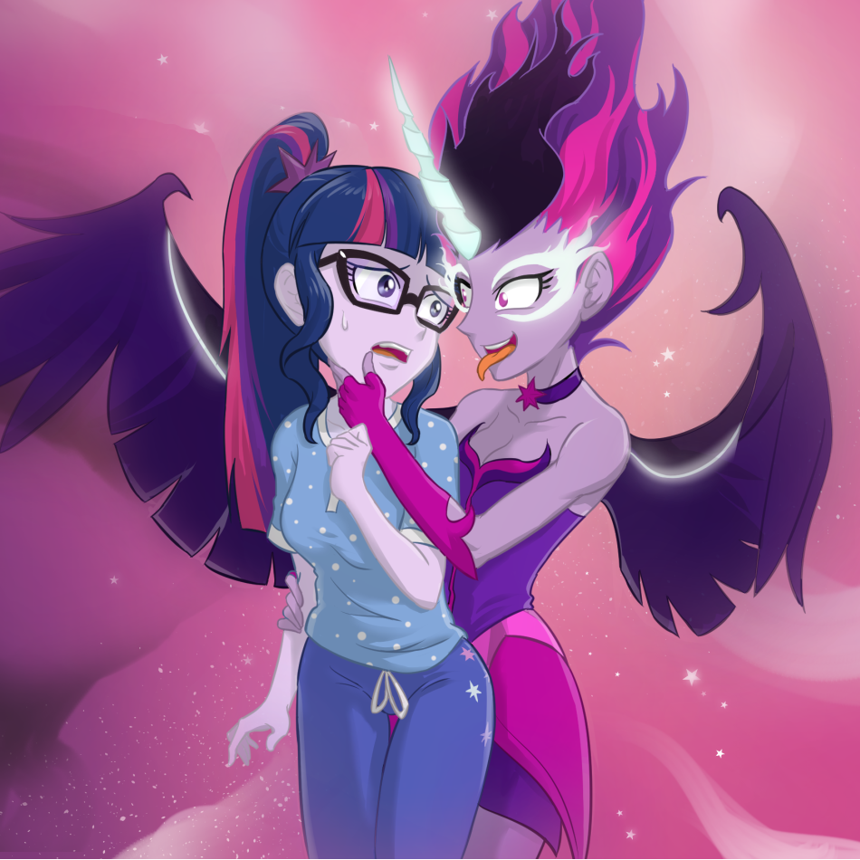 Midnight - My little pony, MLP Edge, Twilight sparkle, Midnight sparkle, Equestria girls