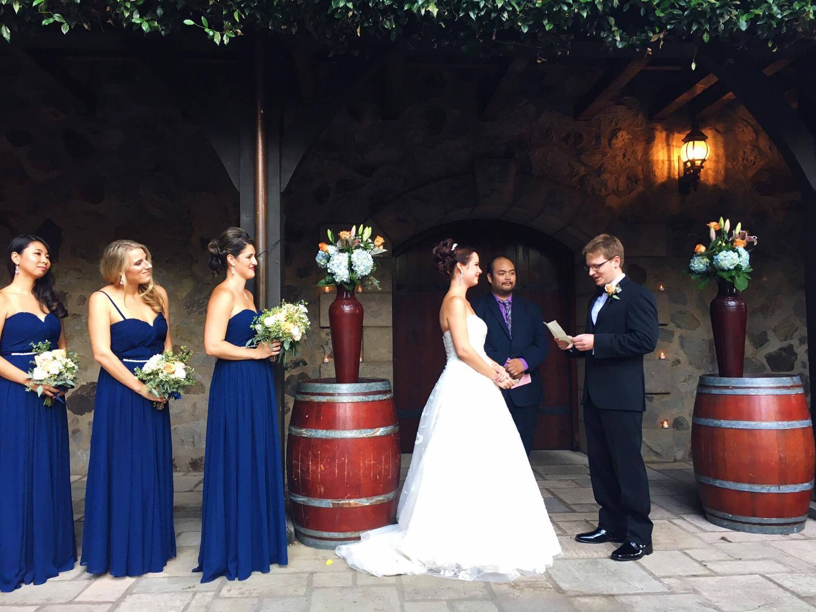 Wedding at a California winery. - My, California, Wine, Wedding, , Winery, Longpost