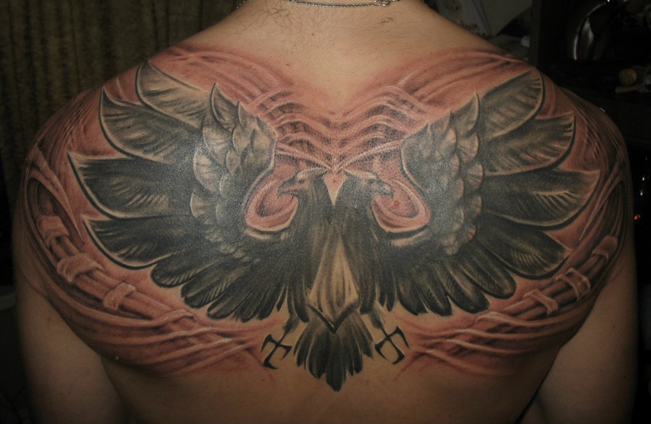 Tatushok - My, Tattoo, Warhammer 40k, Back, Aquilla