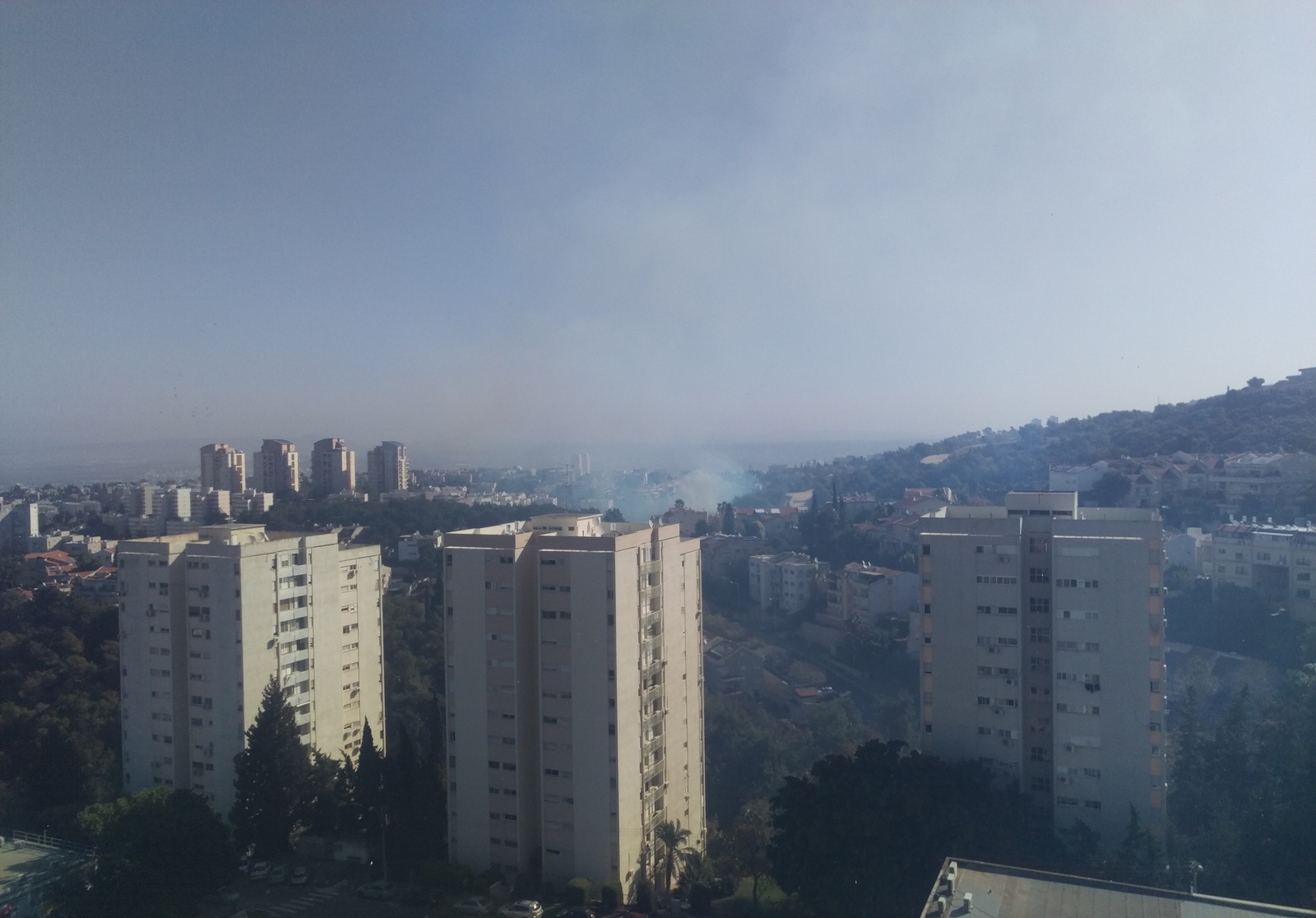 A fire in Haifa, Israel, through the eyes of an eyewitness. - My, Fire, Haifa, Longpost