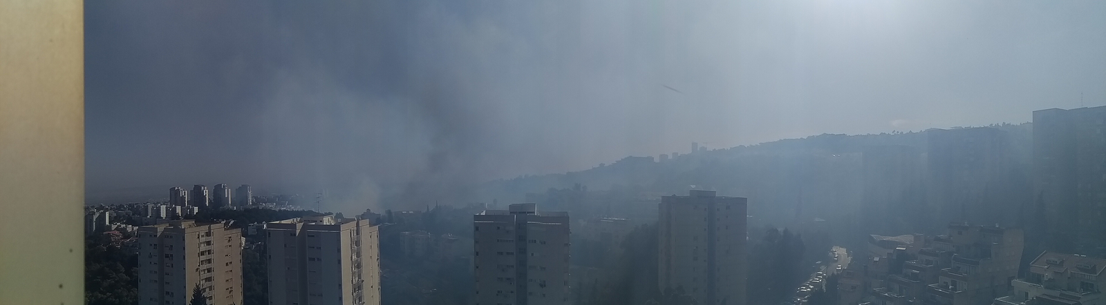 A fire in Haifa, Israel, through the eyes of an eyewitness. - My, Fire, Haifa, Longpost