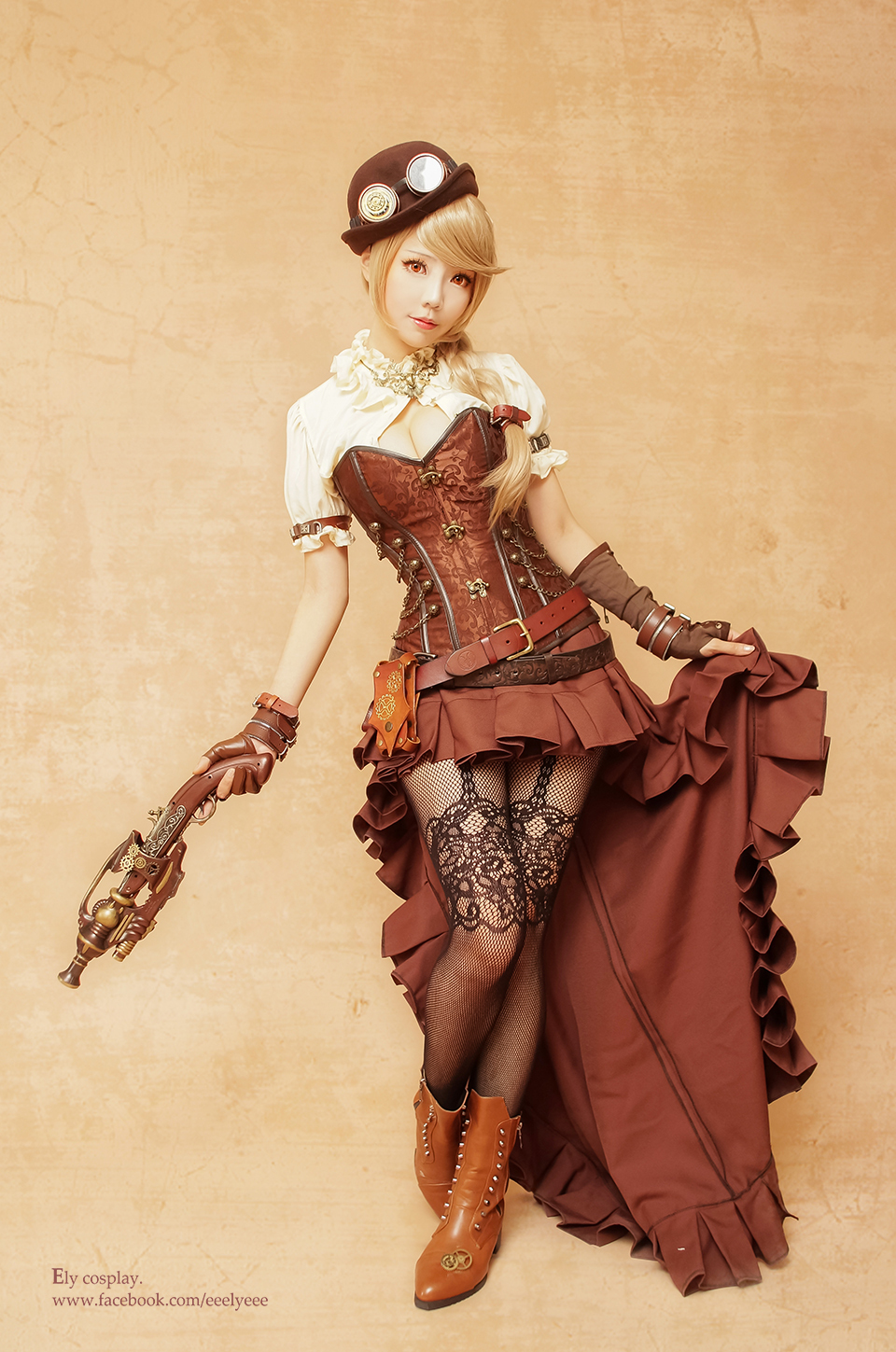 Ely Cosplay.Steam E;den- Gunner.Steampunk design. - Cosplay, Steampunk, Girls, Games, Anime, Chan, Longpost