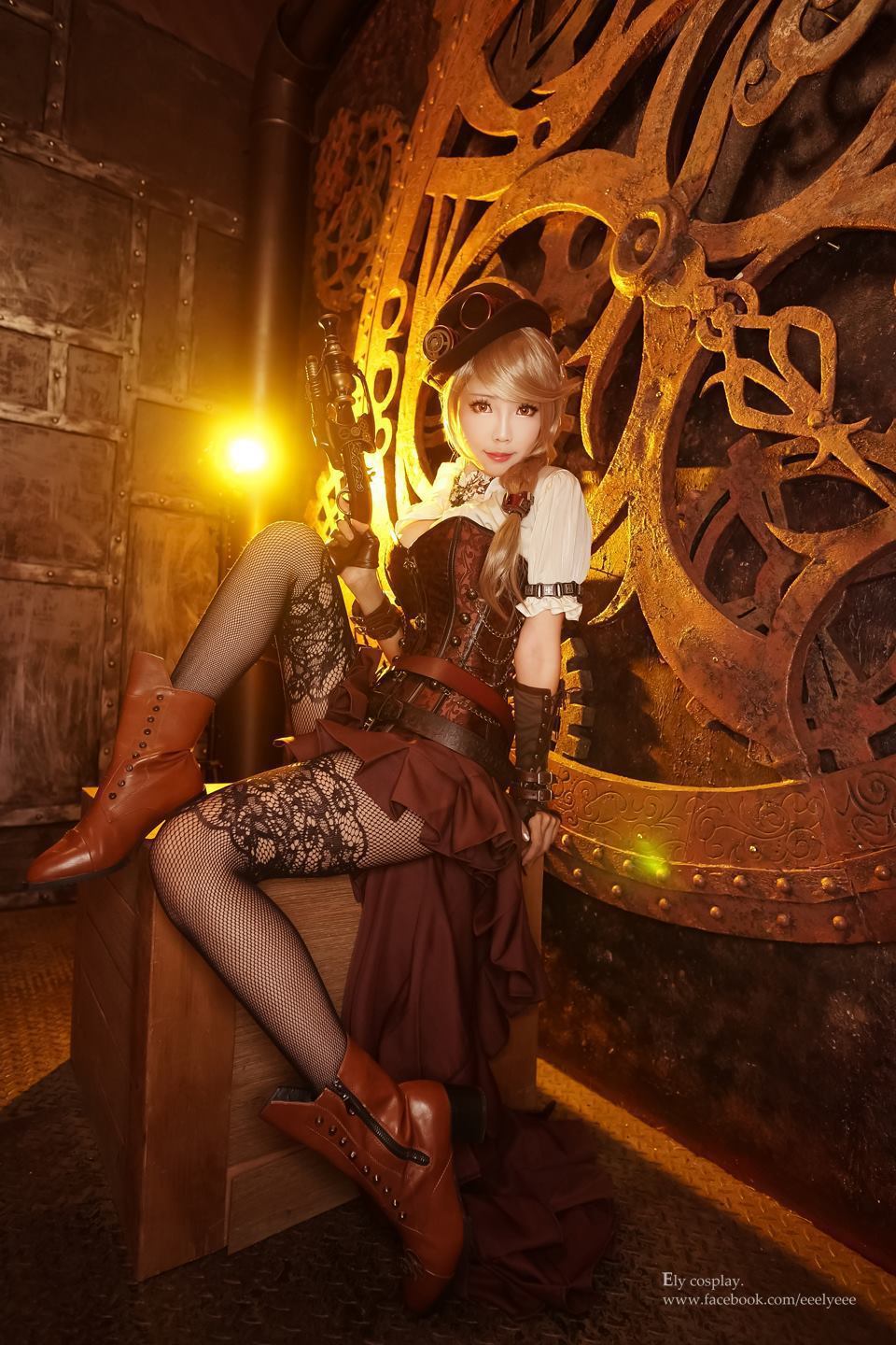 Ely Cosplay.Steam E;den- Gunner.Steampunk design. - Cosplay, Steampunk, Girls, Games, Anime, Chan, Longpost