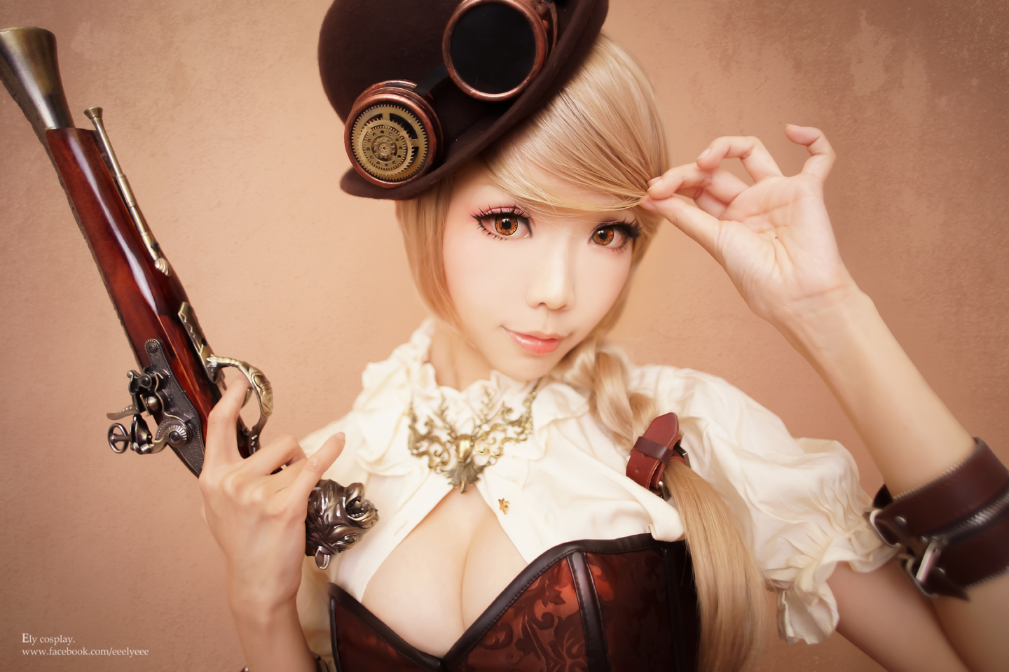 Ely Cosplay.Steam E;den- Gunner.Steampunk design. - Cosplay, Steampunk, Girls, Games, Anime, Chan, Longpost