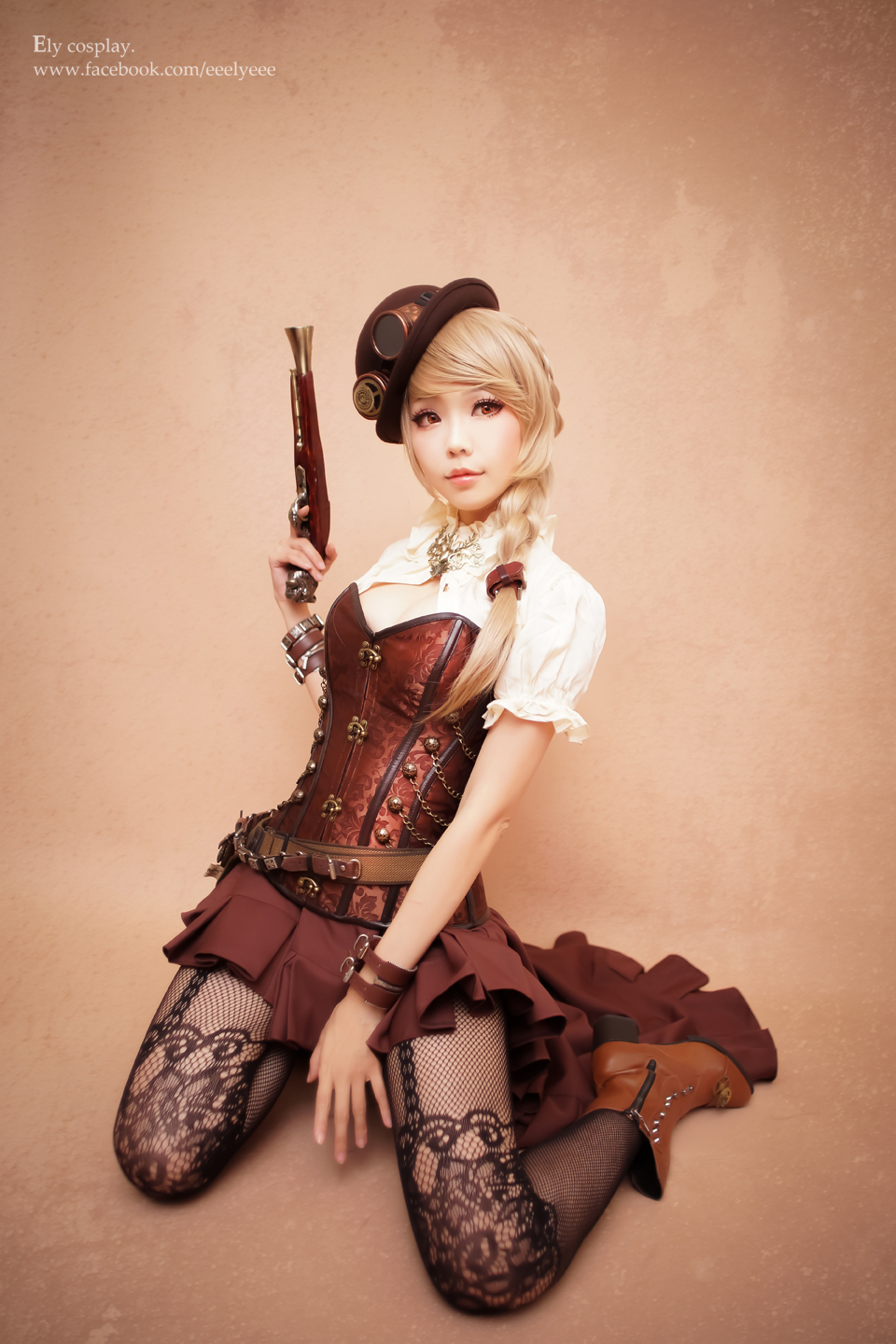 Ely Cosplay.Steam E;den- Gunner.Steampunk design. - Cosplay, Steampunk, Girls, Games, Anime, Chan, Longpost