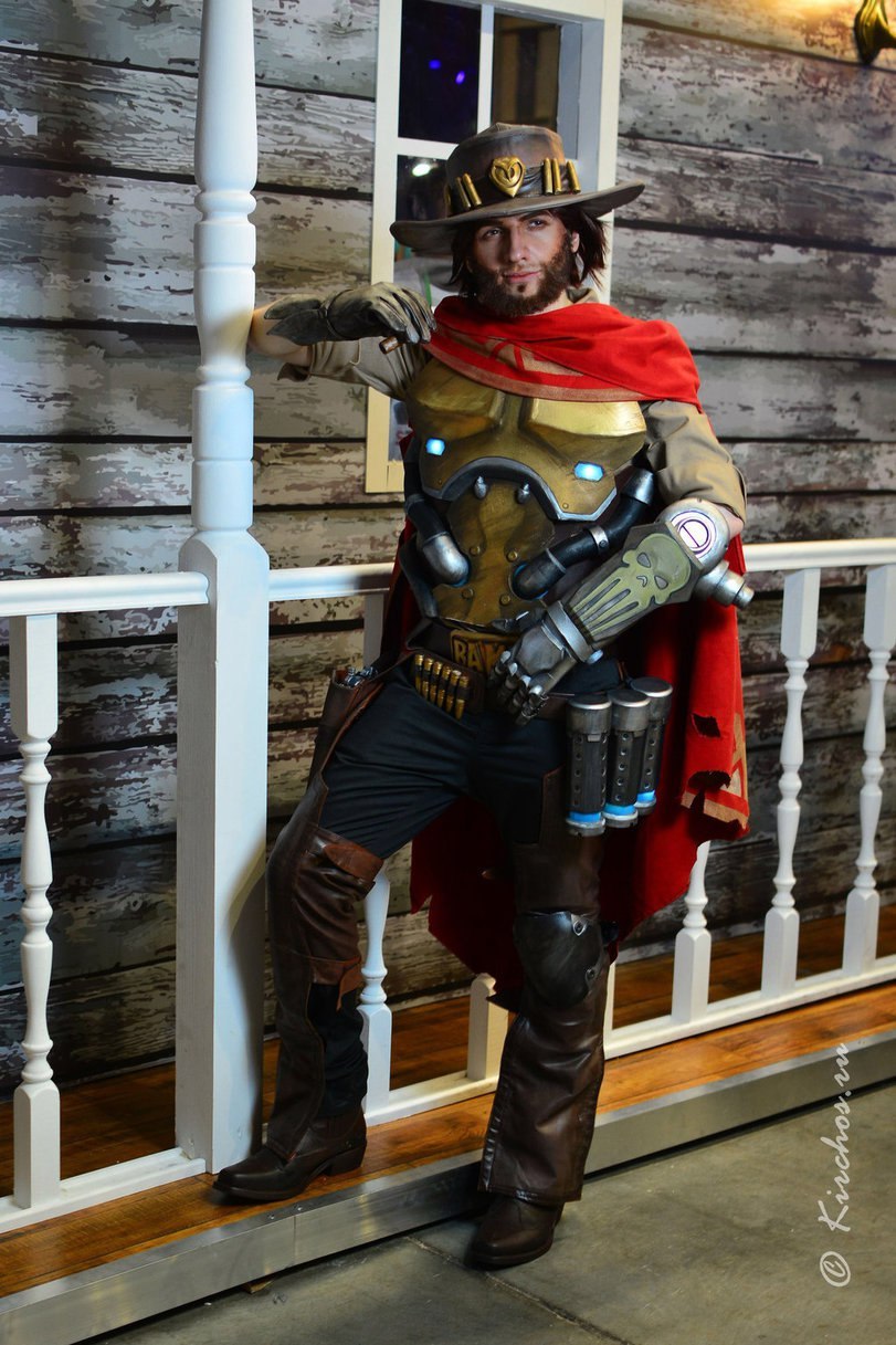 Payback time, bitches! - Overwatch, McCree, McCree, Cosplay, Art, Longpost