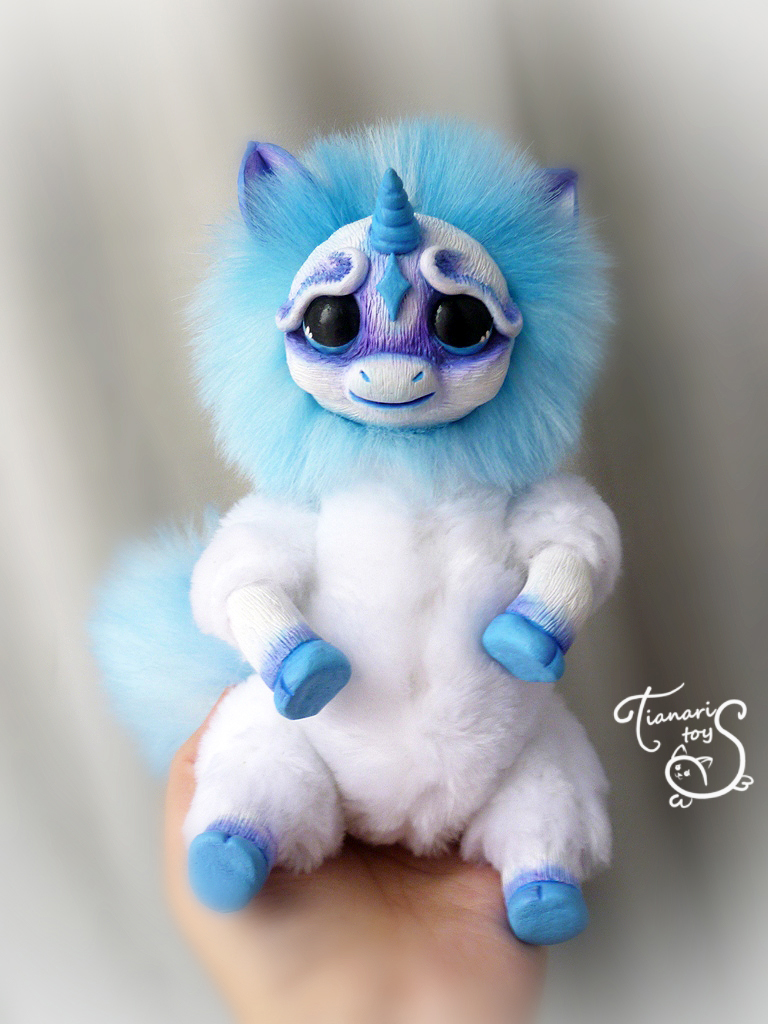 baby unicorns - My, Unicorn, Author's toy, With your own hands, Longpost