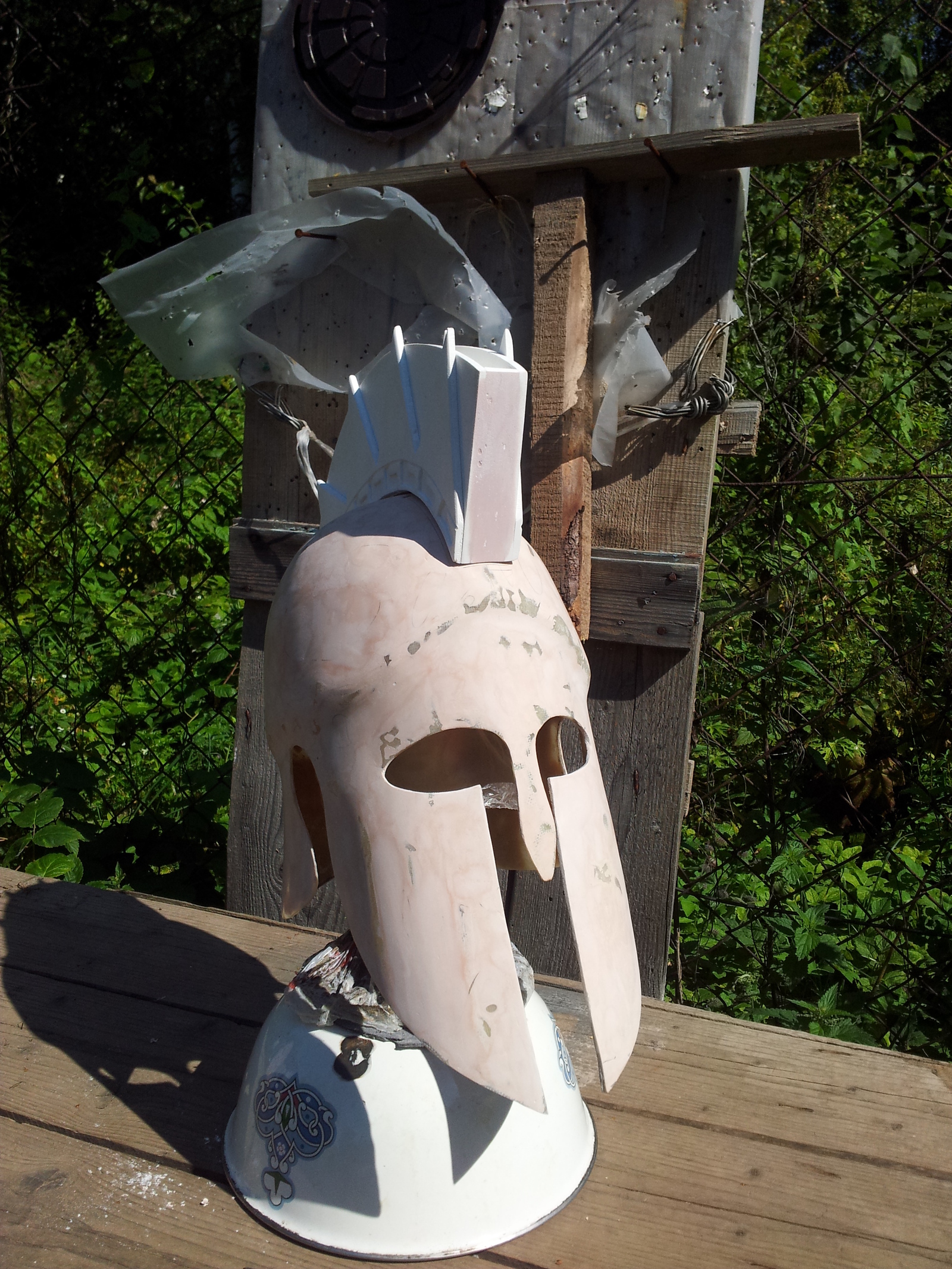 And again a helmet of the Corinthian type. - My, Pepakura, Papercraft, With your own hands, , Longpost