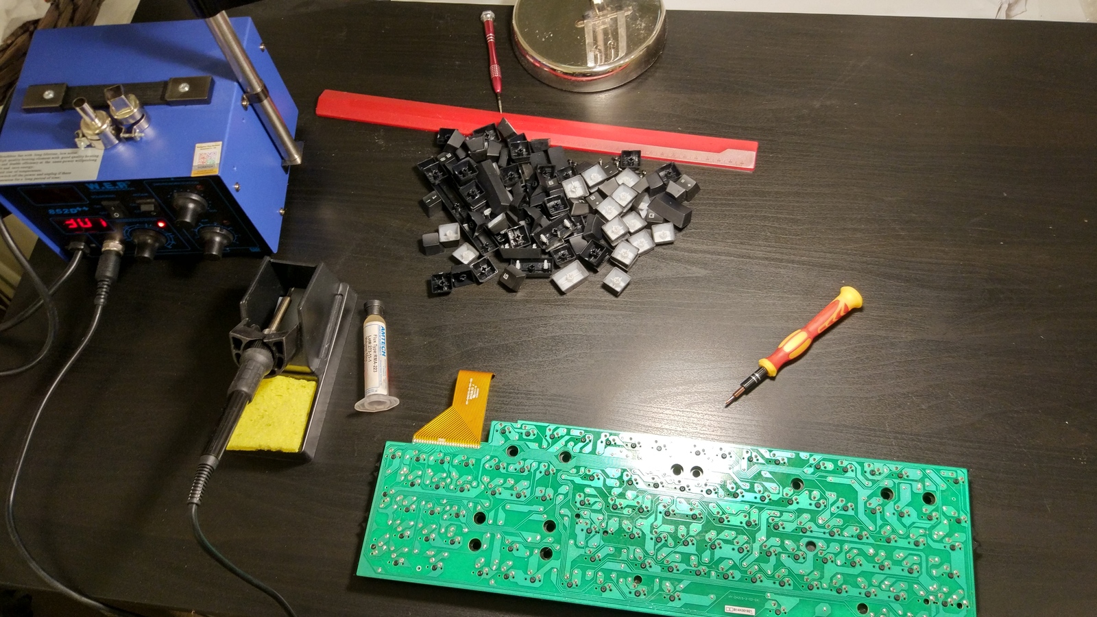 Restoration and maintenance of a mechanical keyboard - My, Mechanical keyboard, Keyboard, Longpost