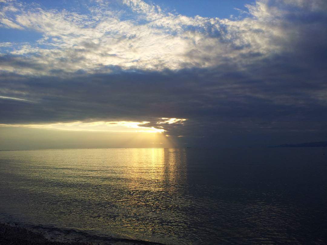 Confrontation - My, Photo, My, Sunset, Light and darkness, Athens, Greece, Sea, Gold