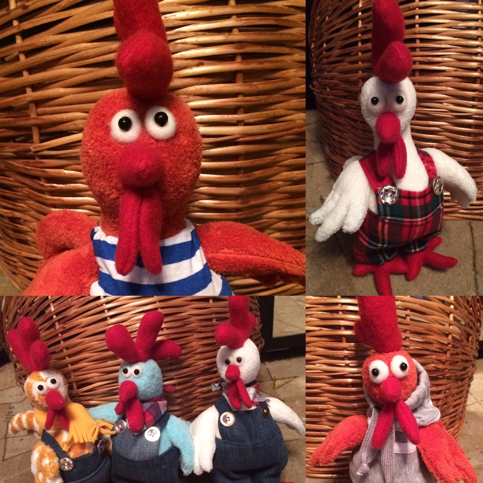 Petushki. The New Year is upon us. - My, Toys, Presents, Needlework, Handmade, Author's toy, New Year, Rooster, Longpost