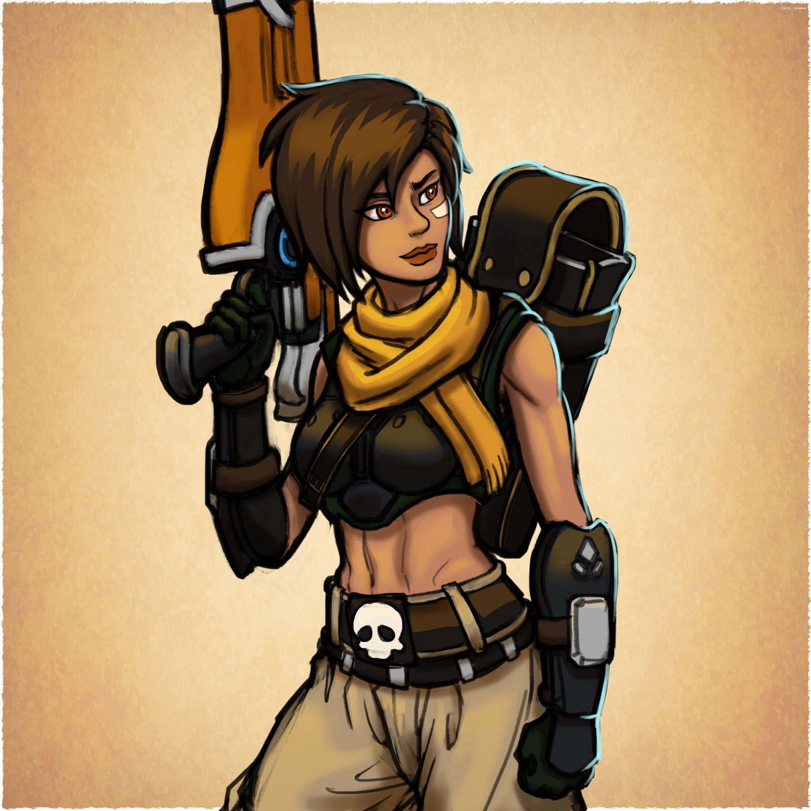 Kinessa (Paladins) - Paladins, Games, Kinessa, Not anime, Art