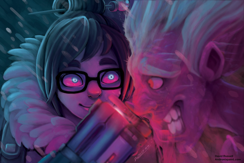 Hi! - Overwatch, Mei, Junkrat, Art