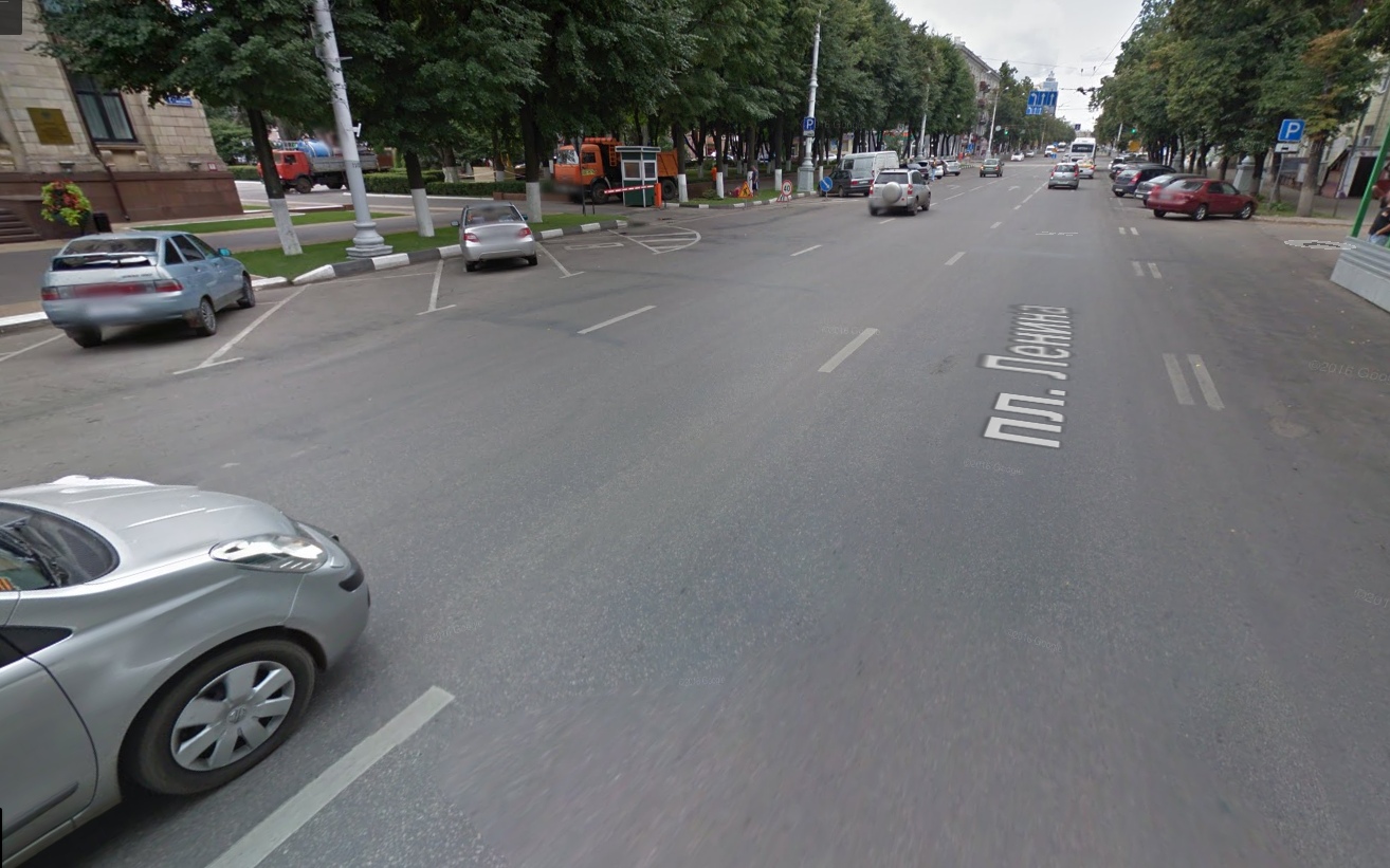 Divorce to the oncoming lane on Lenin Square Voronezh - DPS, Traffic rules, Video, Ignorance, Voronezh