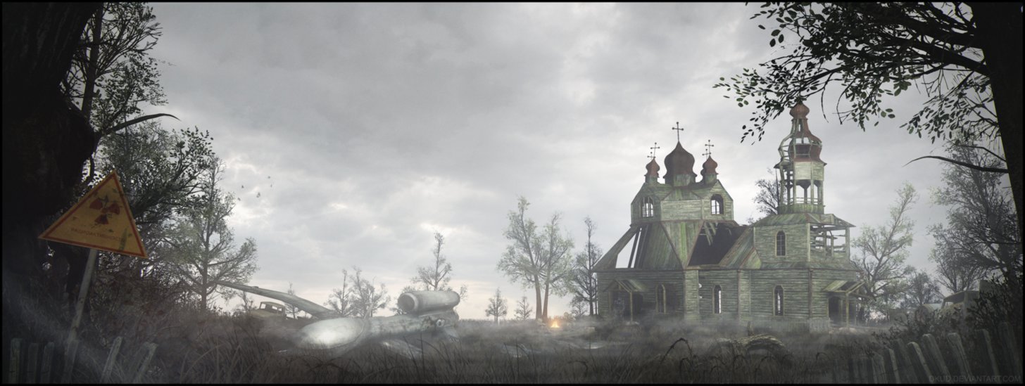 Сталкер Церковь на болотах