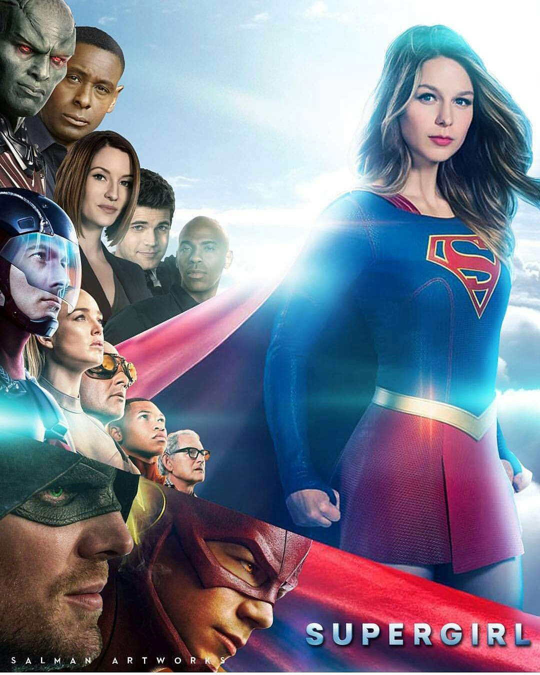 Don't pay attention, just a crowd of mediocre actors and disgusting serials - Supergirl, Arrow, Flash, 