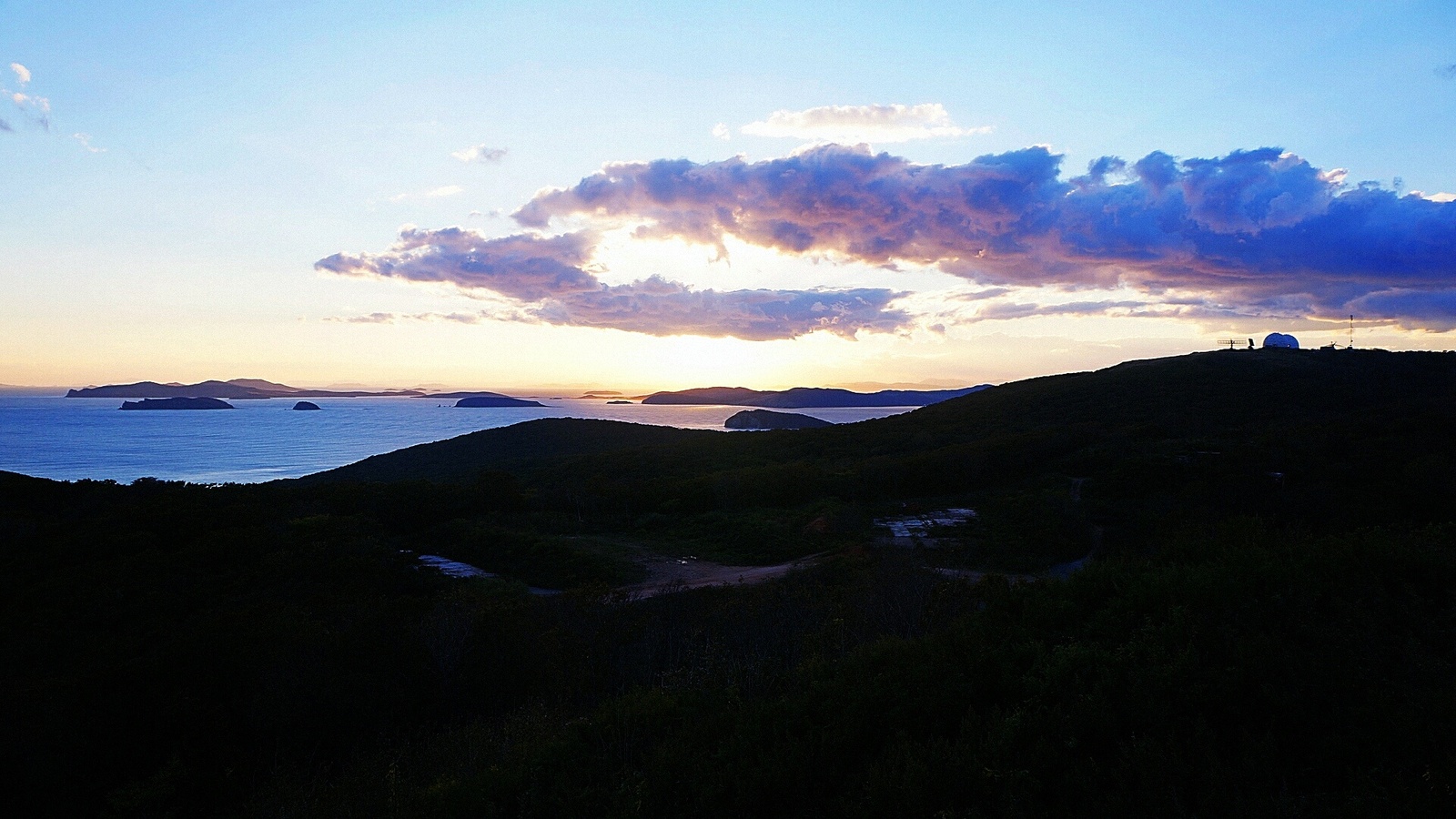 It's so beautiful on the Russian island - My, Russian island, Landscape, Bridge, Sea, Hills, Vladivostok