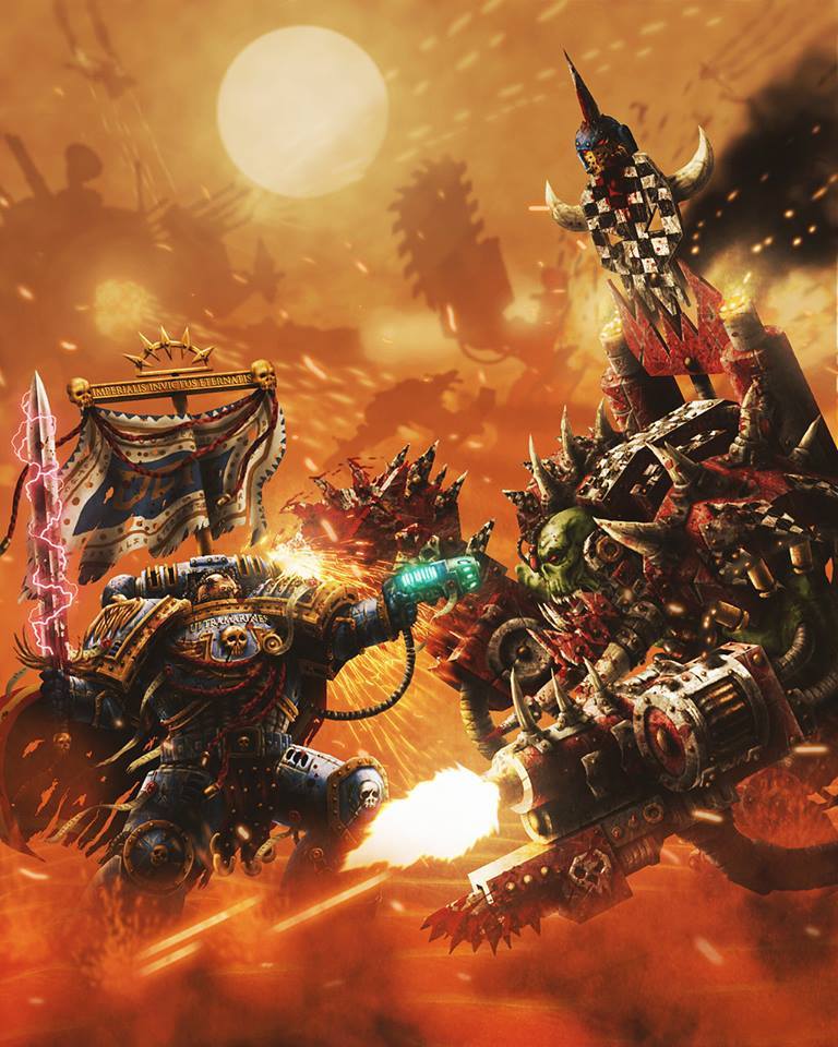 A small selection of art on Vakha - Warhammer 40k, , Orks, Orcs, Ultramarines, Art, Longpost