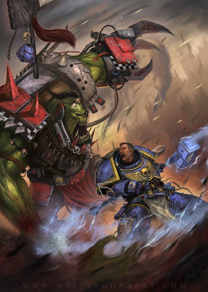 A small selection of art on Vakha - Warhammer 40k, , Orks, Orcs, Ultramarines, Art, Longpost