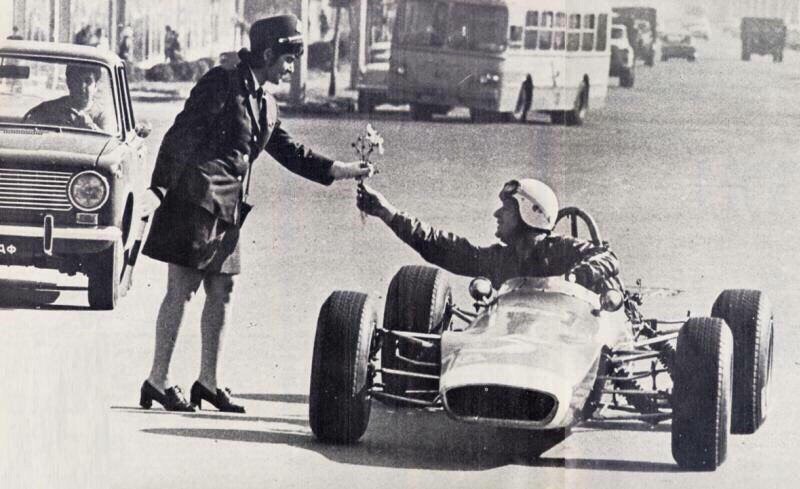 Tbilisi, USSR. - The photo, the USSR, Traffic police, Racers, Moskvich, 