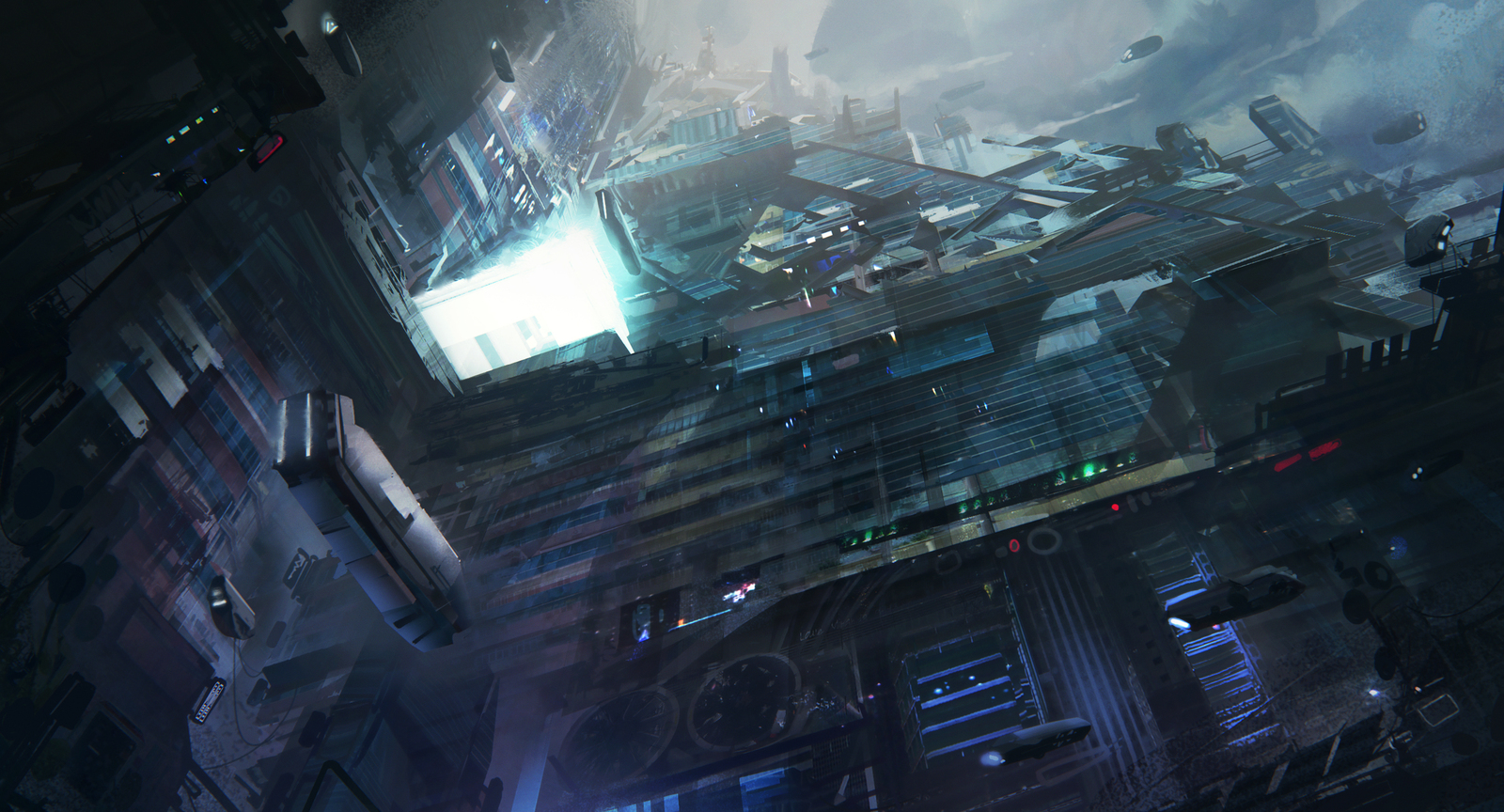 sci-fi art - Art, Longpost, A selection, Leon Tukker, Science fiction