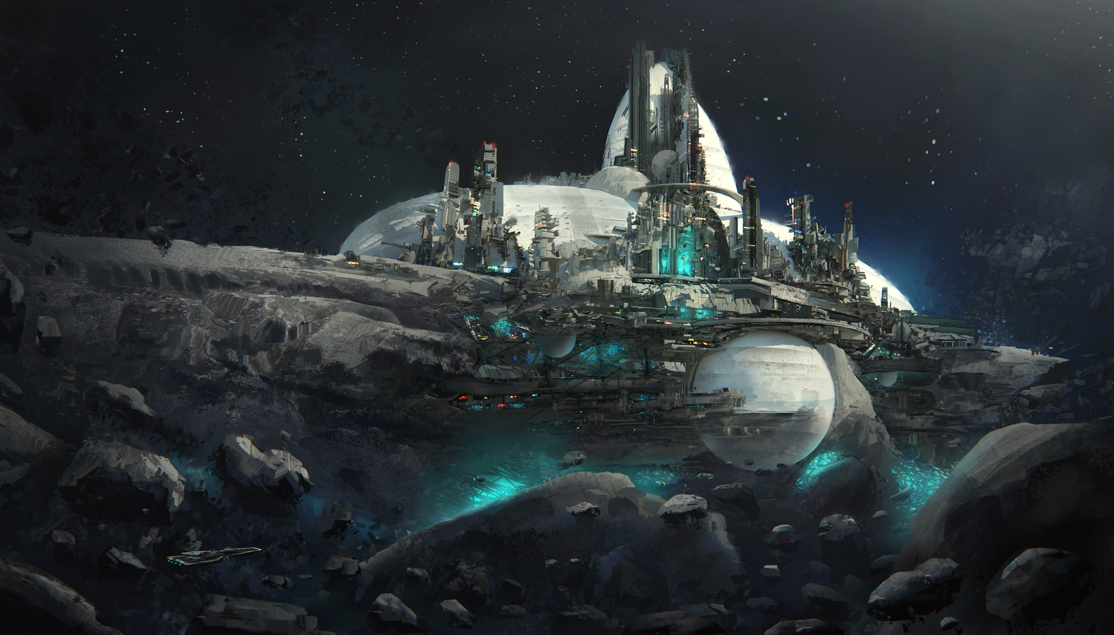 sci-fi art - Art, Longpost, A selection, Leon Tukker, Science fiction