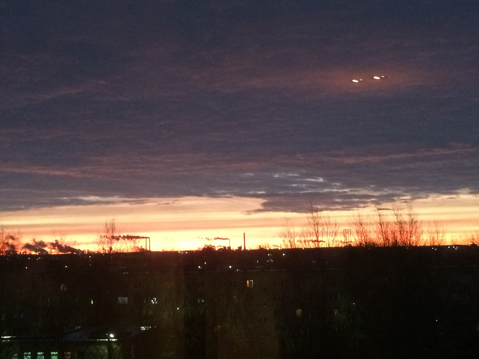 And the dawn broke... - My, dawn, RISE, Nizhnekamsk, Tatarstan