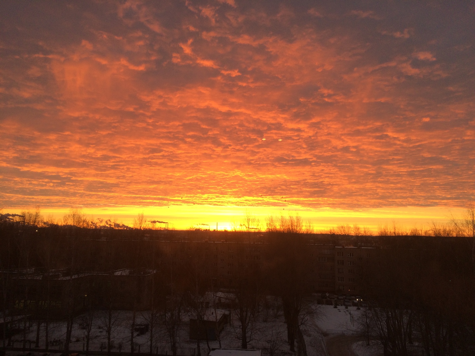 And the dawn broke... - My, dawn, RISE, Nizhnekamsk, Tatarstan