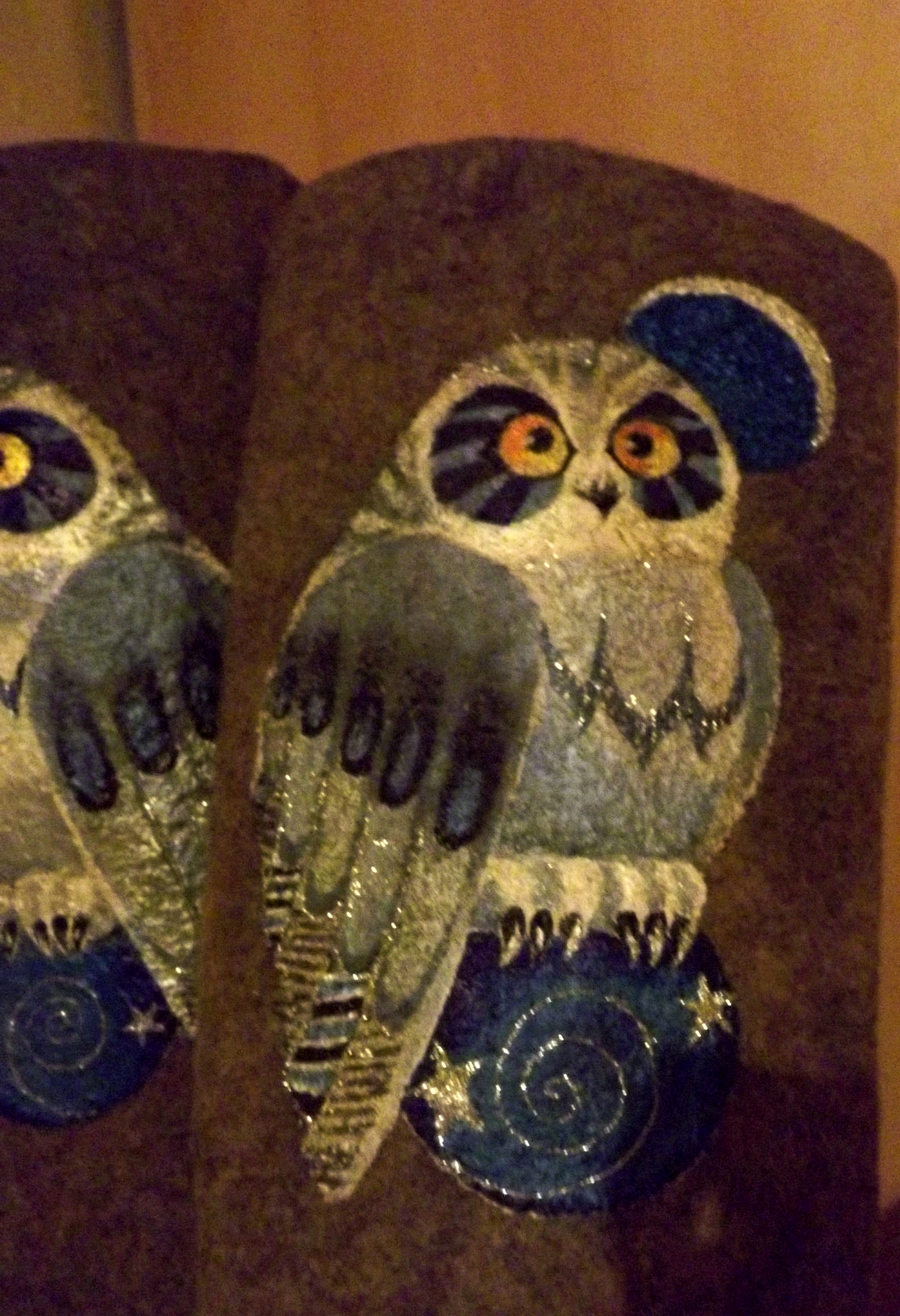 For the glory of the owl! - My, Needlework, , Felt boots, I share, Decor, , Owl, Longpost