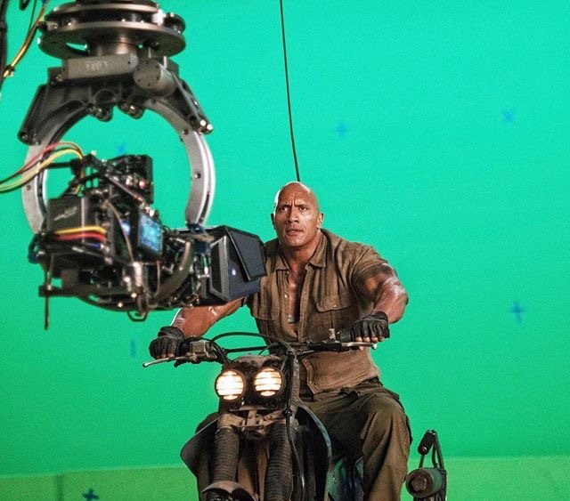 Dwayne The Rock Johnson on the set of the new Jumanji, which is scheduled for release in 2017. - The rocks, Johnson, Movies, Photo, Jumanji