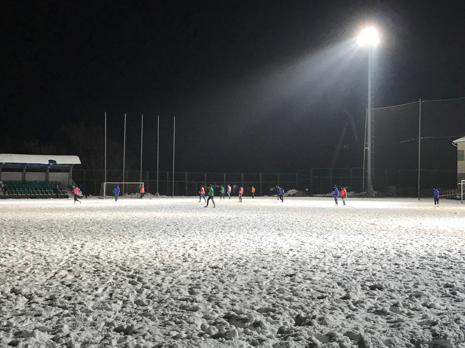 Winter Friday Football - My, Republic of Belarus, Gomel, Football, Winter, Friday, Healthy lifestyle