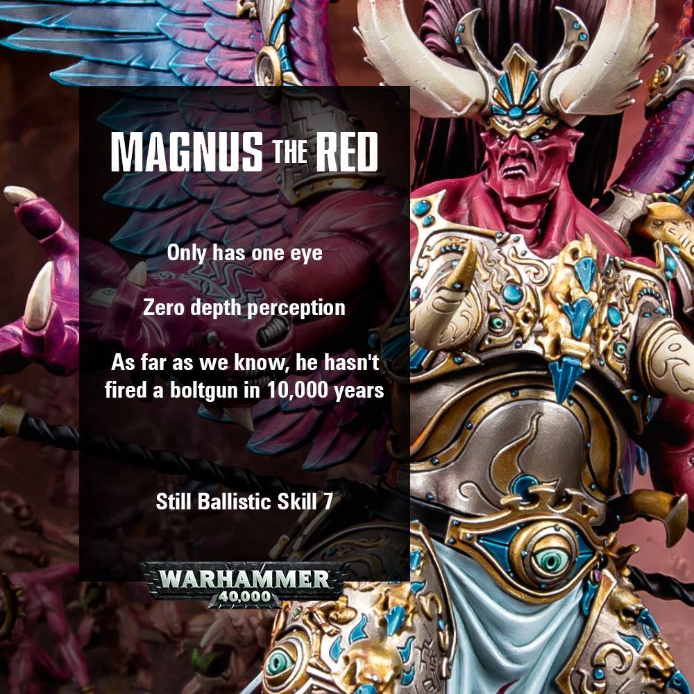 Троллинг от ГВ. - Warhammer 40k, Magnus The Red, Thousand Sons, Юмор