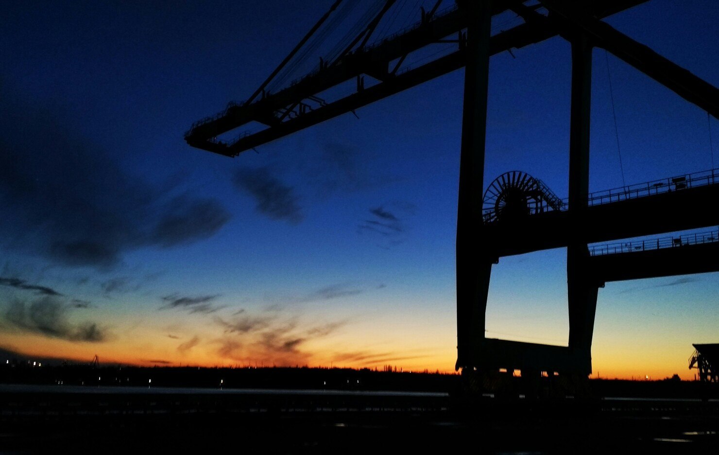 Port views - My, Work, Sunset, Photo, Port, Longpost