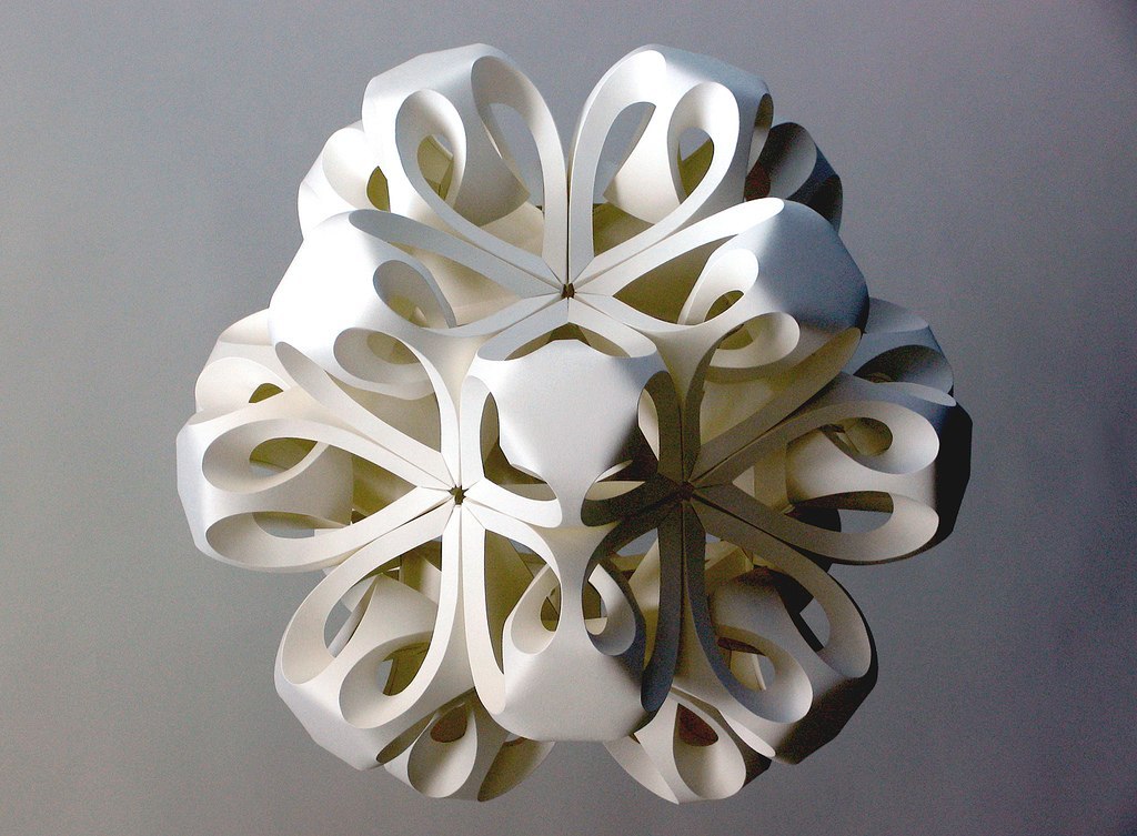 Richard Sweeney: at the junction of origami and paper-plastic. - Origami, Kirikomi, Paper modeling, Longpost, Papercraft