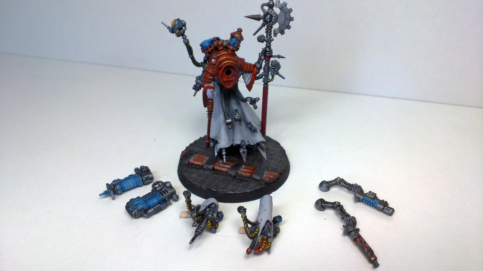 Adeptus Mechanicus Tech-Priest Dominus - My, Warhammer 40k, Miniature, paint, Painting, Adeptus Mechanicus, Longpost