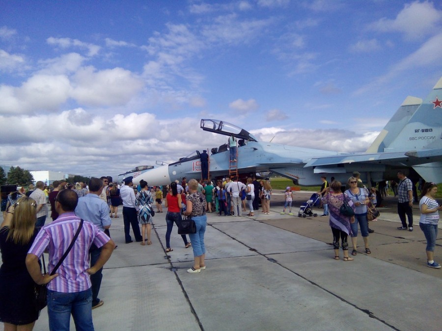 Aviation Day at Dzemgi - My, Aviation, Su-35S, , Komsomolsk-on-Amur, Longpost