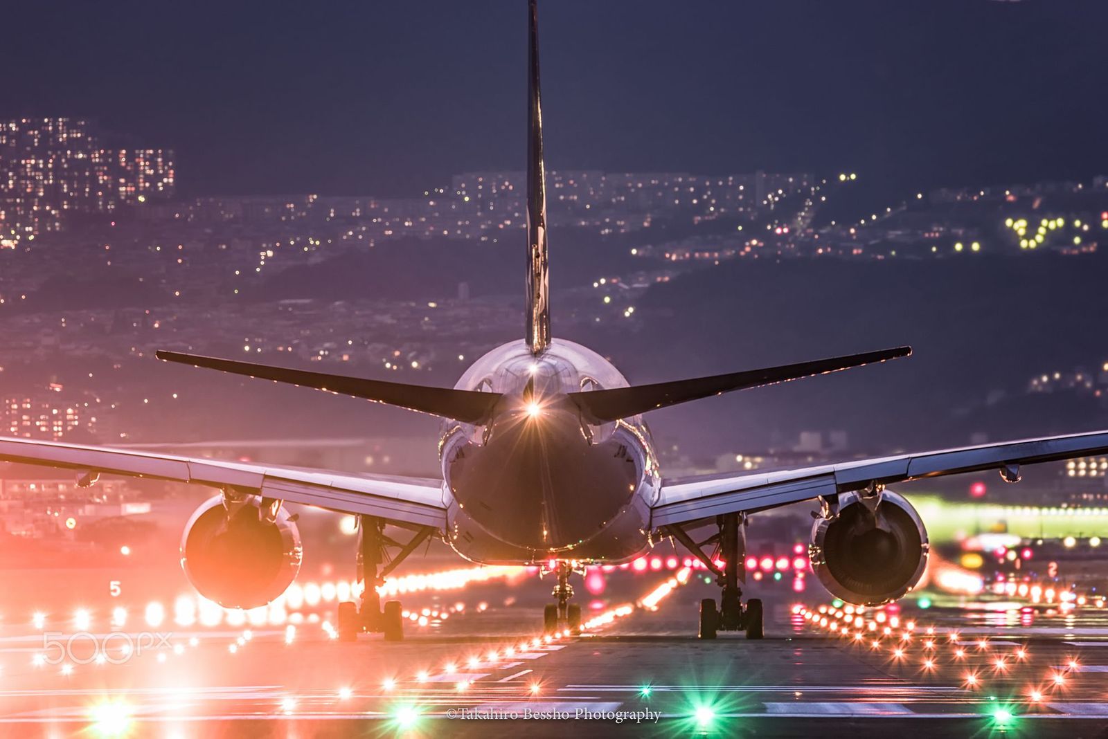 Night photos from Osaka Airport - Photo, Airplane, Aviation, The airport, Night, Longpost