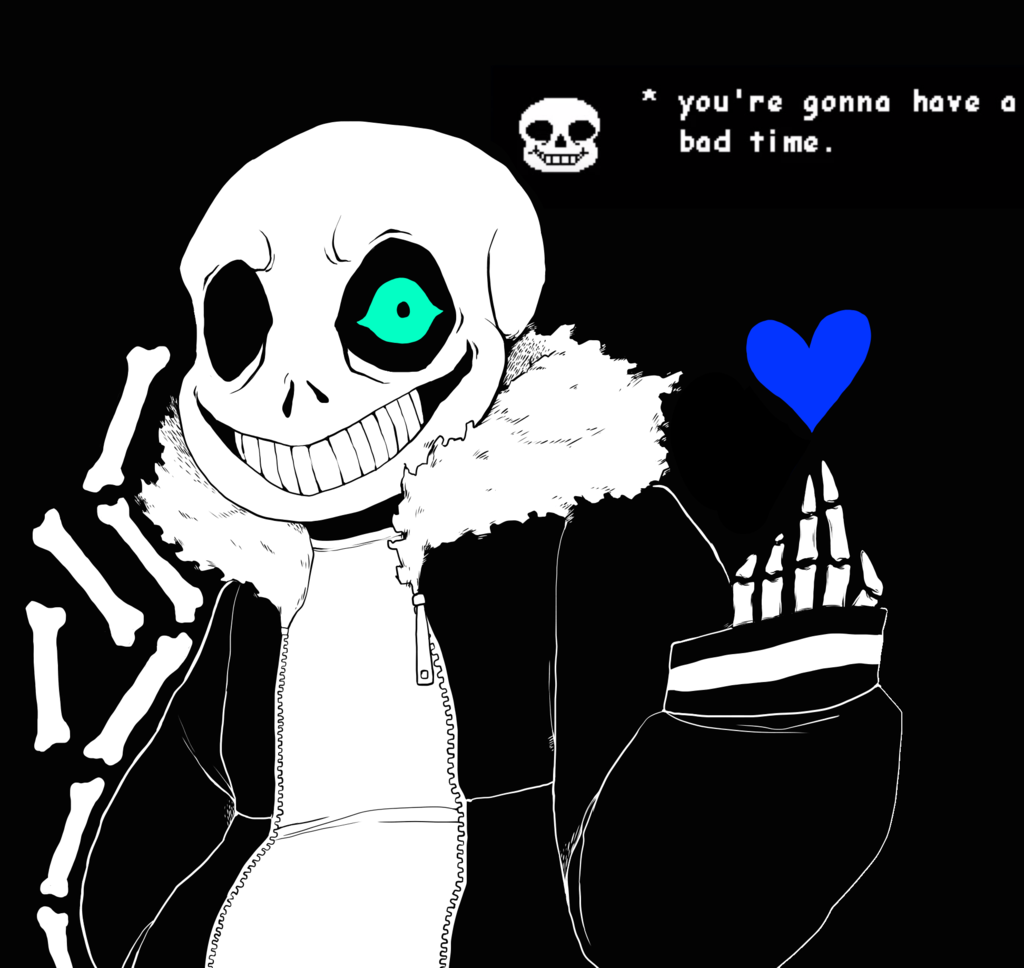 Ты хочешь плохого времени? - Sans, Undertale, Undertale Art