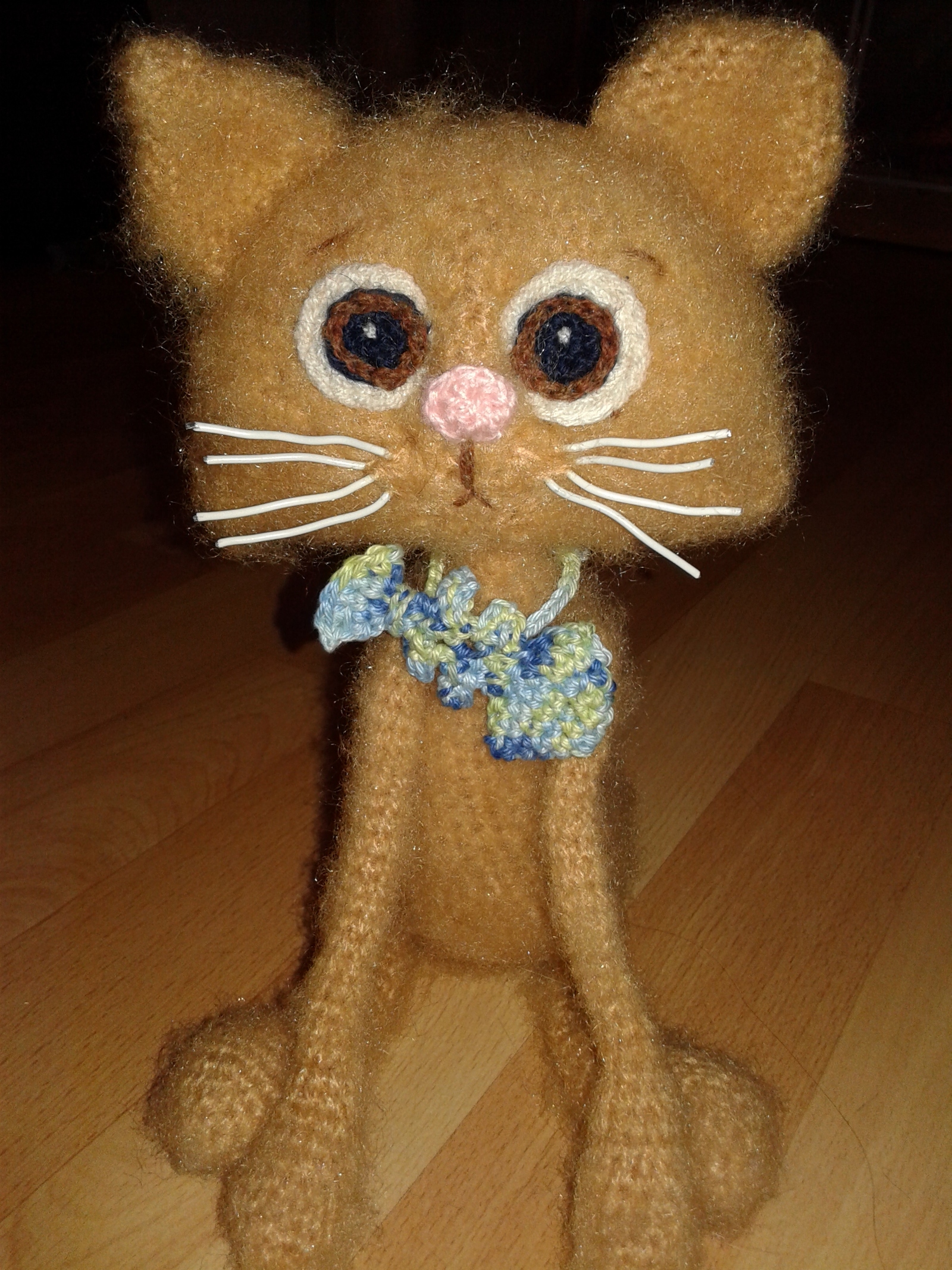 Cat Timofey amigurumi - My, Amigurumi, Crochet, cat, Soft toy, Longpost