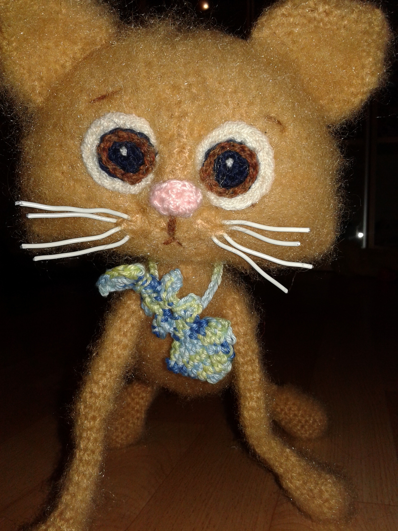 Cat Timofey amigurumi - My, Amigurumi, Crochet, cat, Soft toy, Longpost