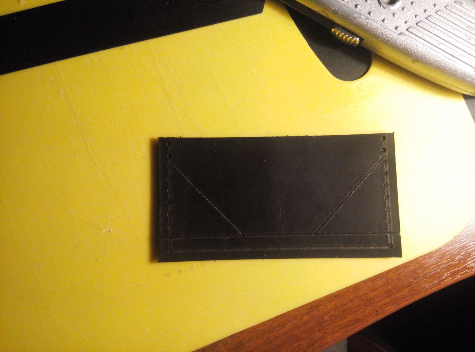 Italian leather wallet with 4 card slots and coin pocket - My, Leather, , Handmade, Leather products, Wallet, Longpost