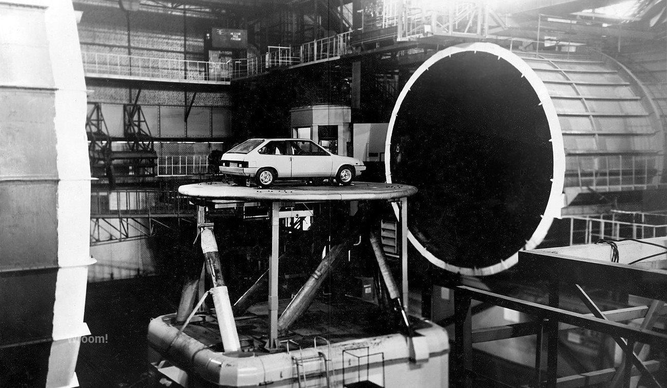 Testing a VAZ-2108 car in a wind tunnel - Auto, Car, AvtoVAZ, Vaz-2108, Aerodynamics, Trial