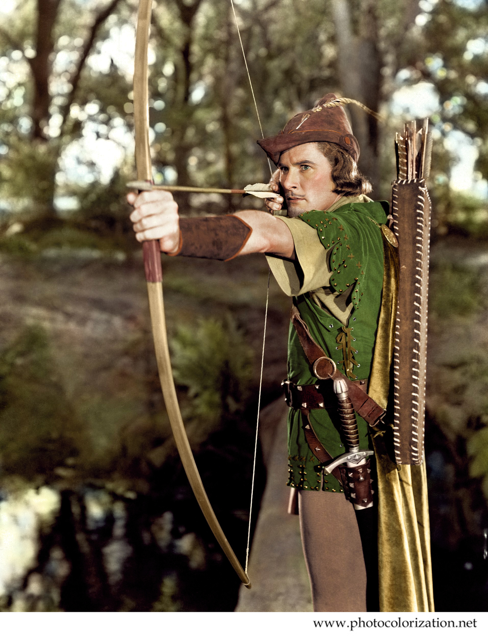 My coloration - My, Colorization, Robin the Hood, Movies, Longpost