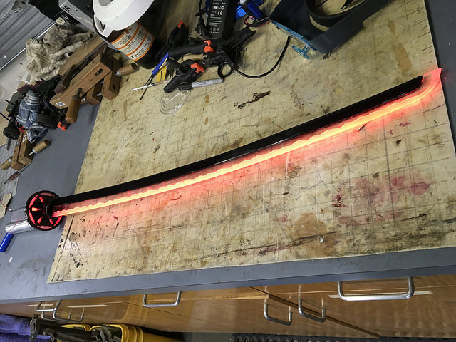 Laser sword by Jeff Church - Sword, Longpost, Creation, Backlight, Craft